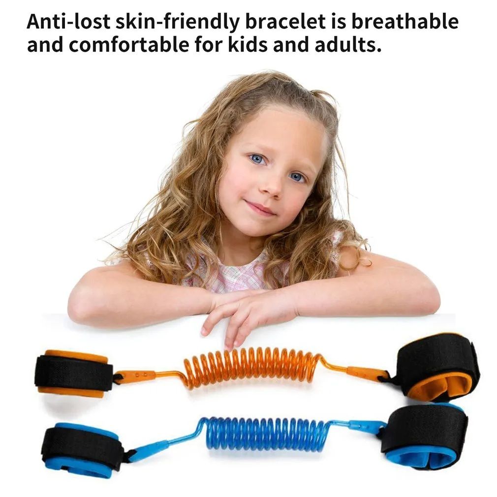 🧸 Baby & Child Anti-Lost Safety Wrist Strap – Multi-Color Adjustable Harness for Outdoor Safety