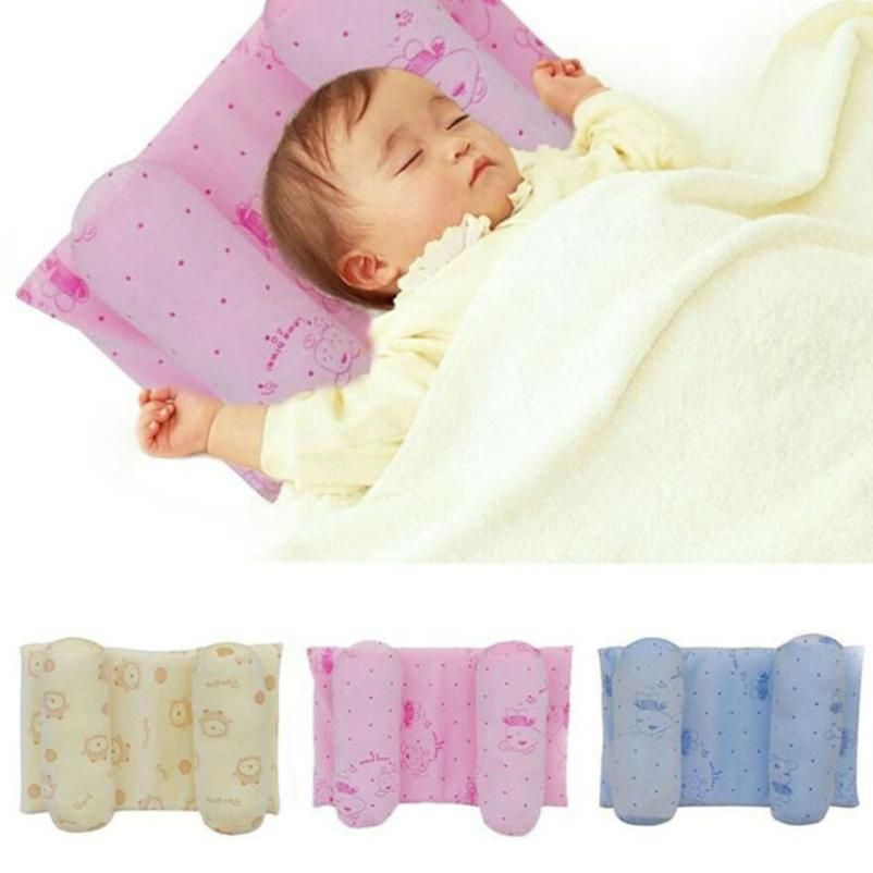 Infant Head Shaping Pillow – Soft Memory Foam Pillow for Newborn Head Support
