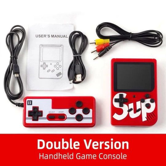 SUP Retro Game Box – Double Version Console with Joysticks & Dual Controllers
