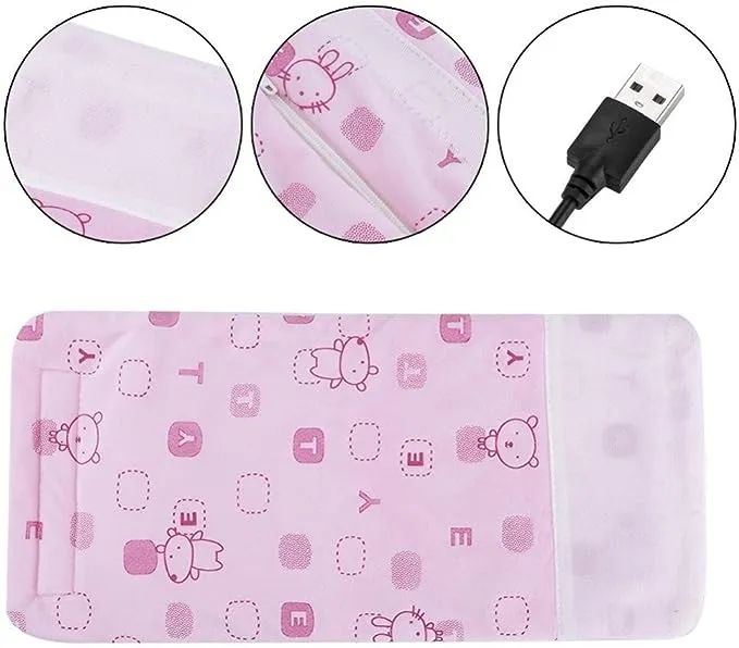 USB Bottle & Beverage Warmer – Portable Heating Bag for Milk, Coffee, and Tea